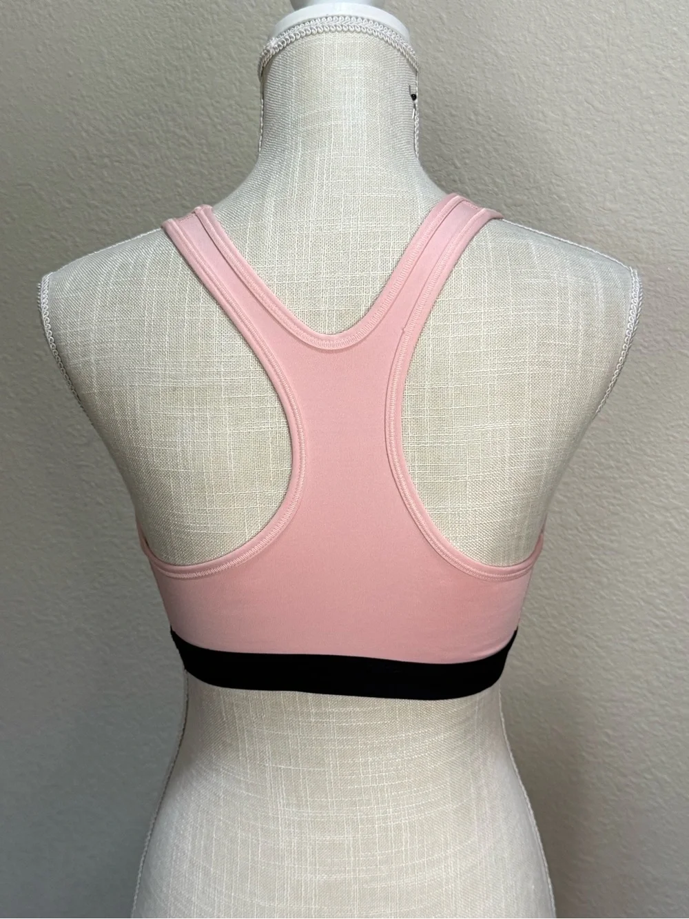 Nike Women’s Light Pink Dri-FIT Sports Bra - Size Small
